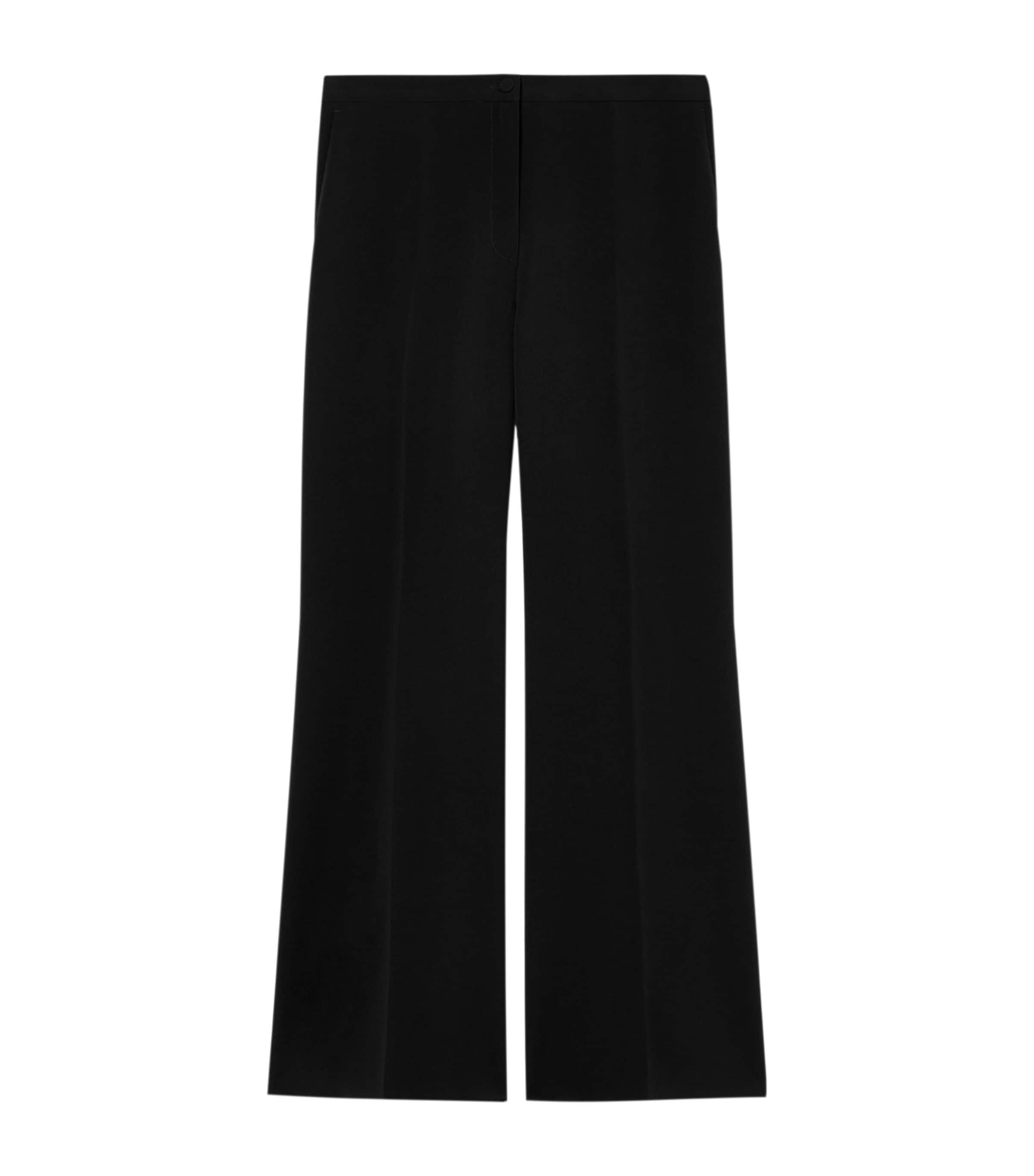 Marina Rinaldi Womens Pleated Tailored Trousers Black