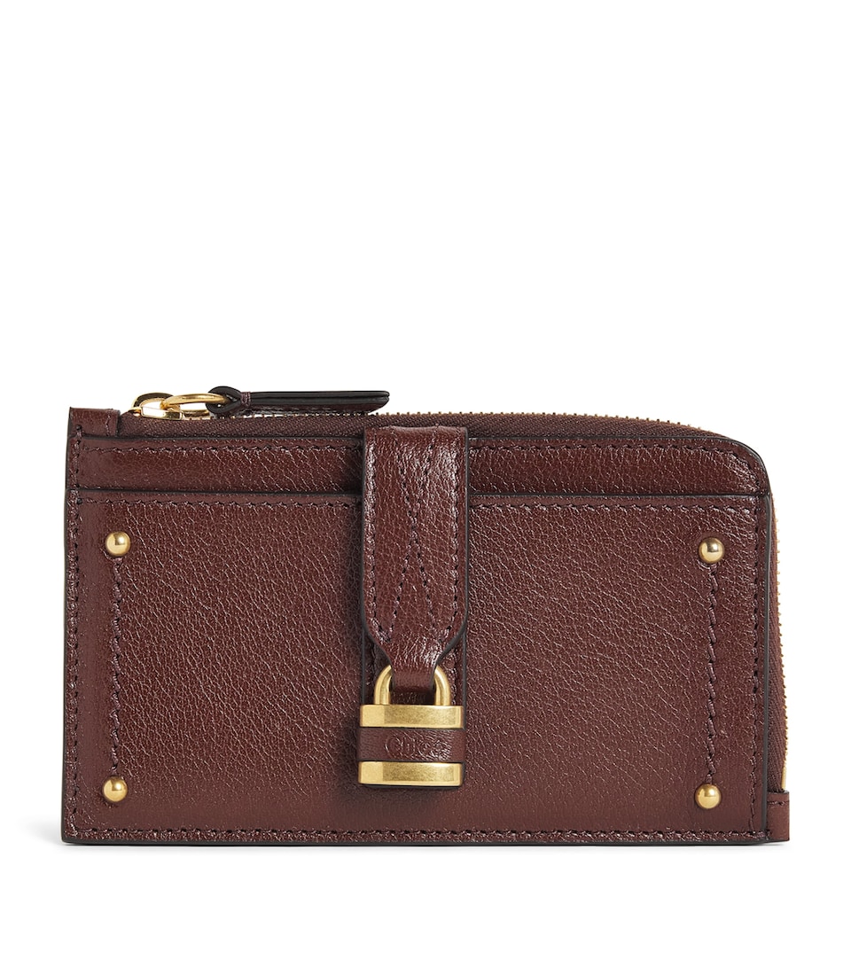 Chloé Small Grained Leather Paddington Purse Crafty Brown