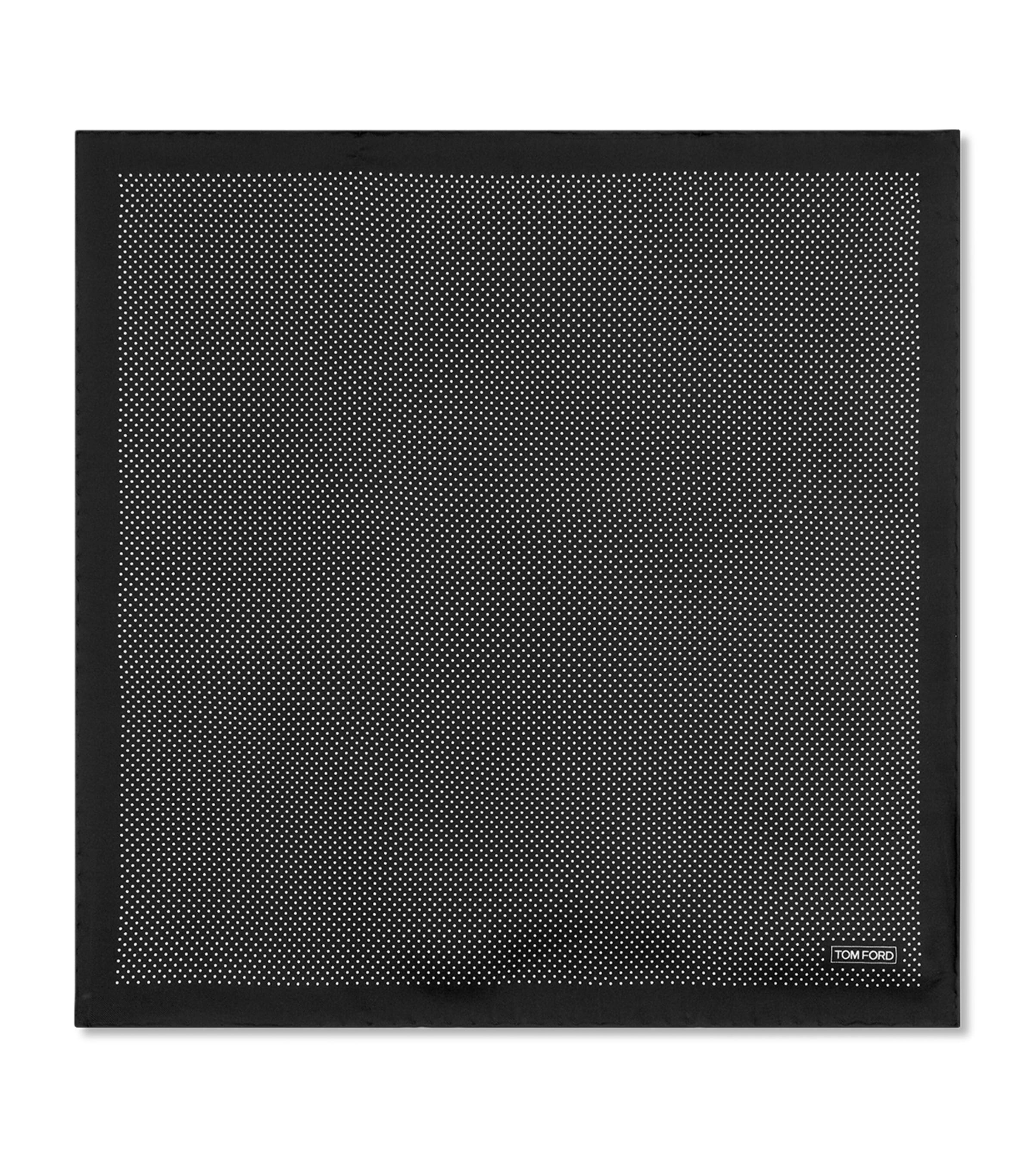 Silk Polka Dot Print Pocket Square