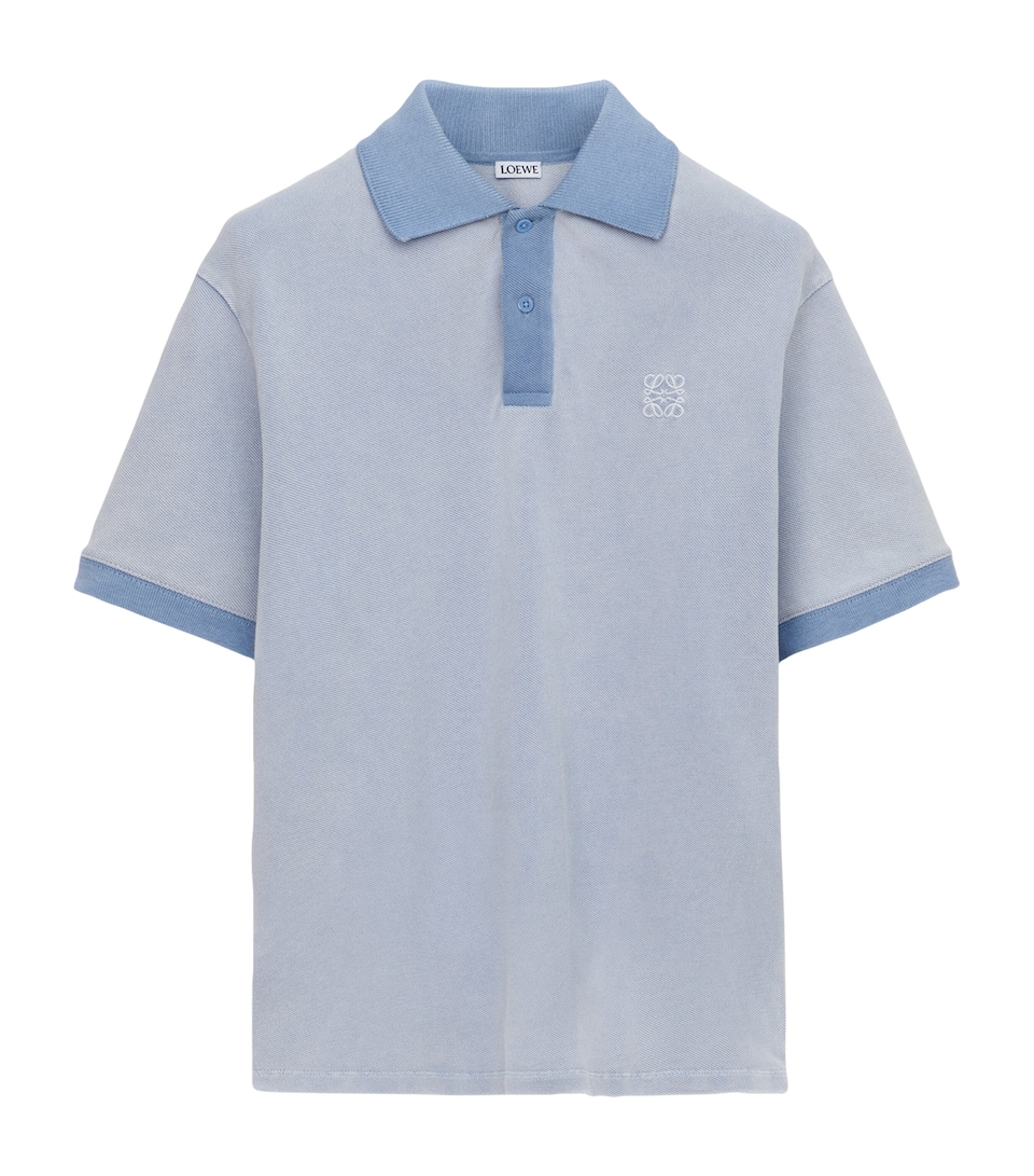 Cotton Anagram Polo Shirt
