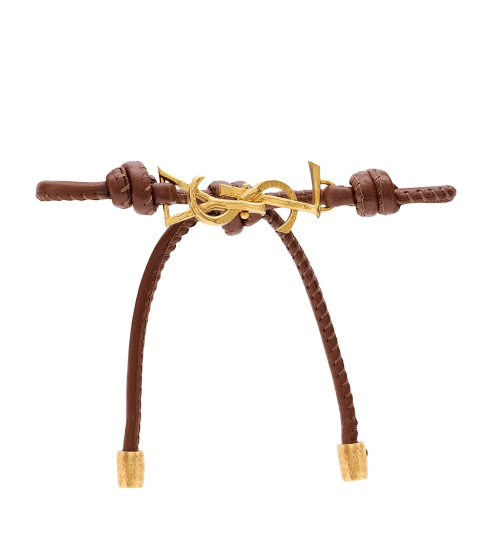 Leather Cassandre Bracelet