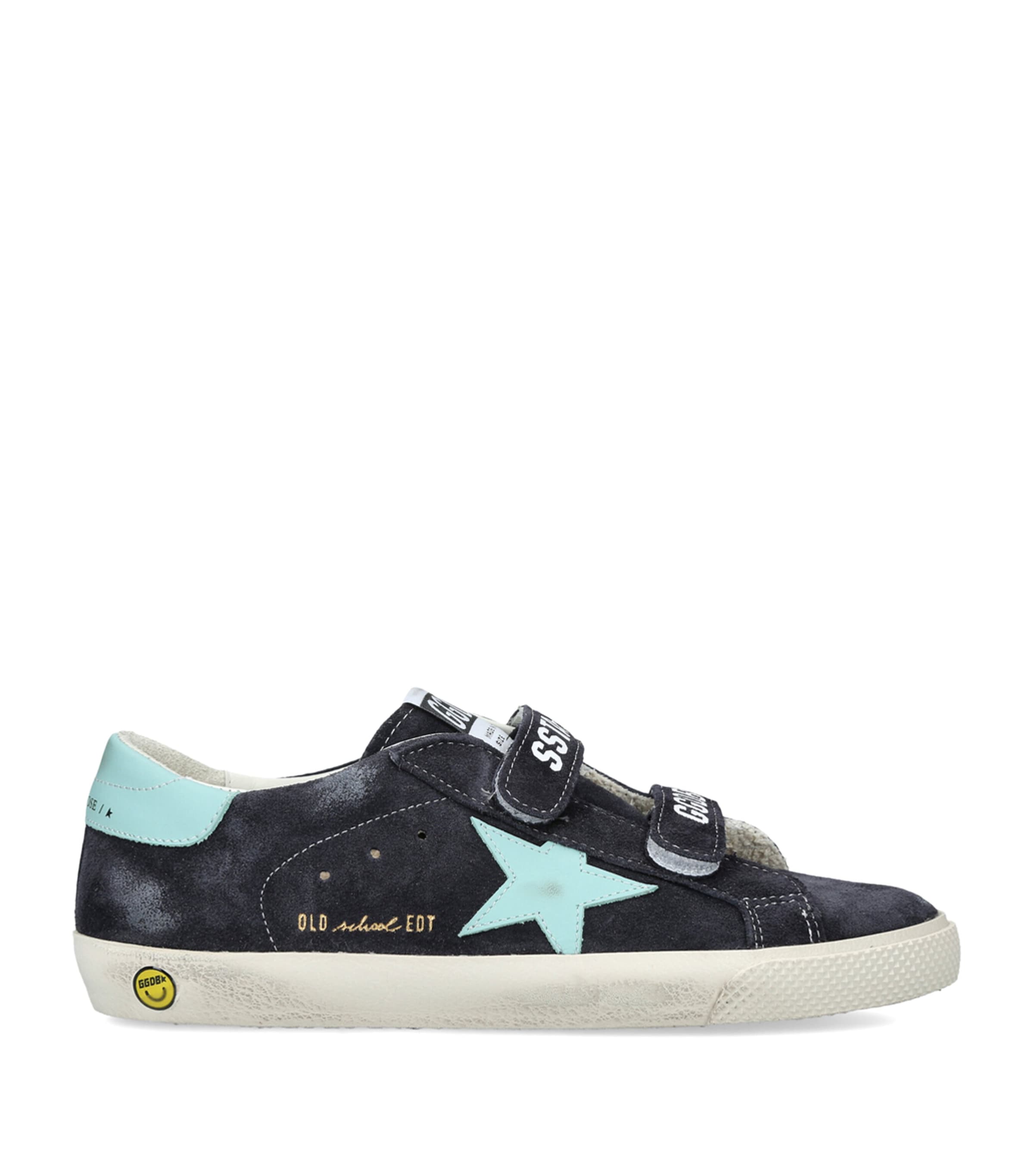 Golden Goose Suede Old School Sneakers Navy
