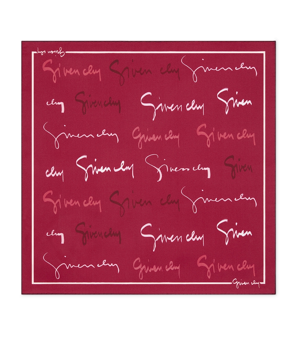 Givenchy Small Silk Signature Scarf