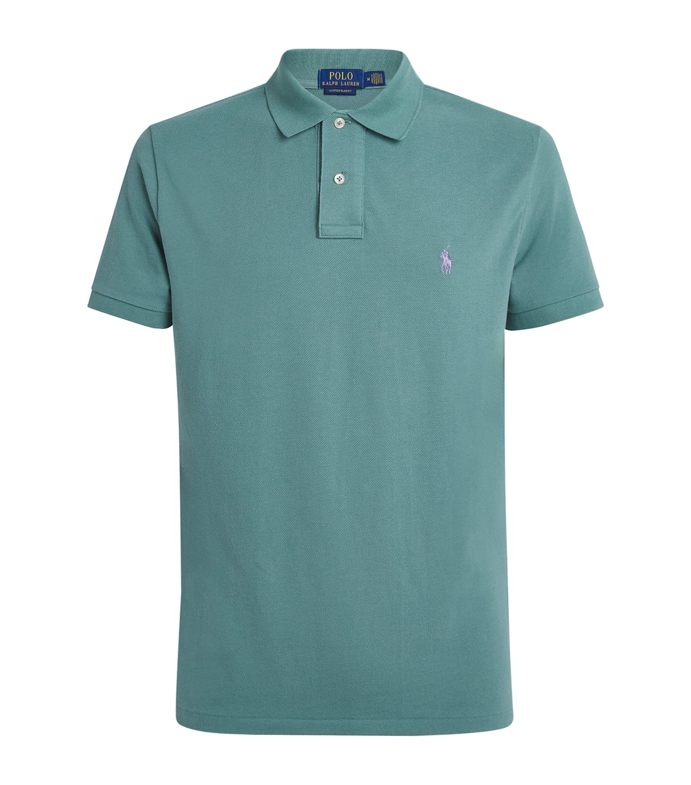 Polo Ralph Lauren Mens Cotton Mesh Polo Shirt Greenscape