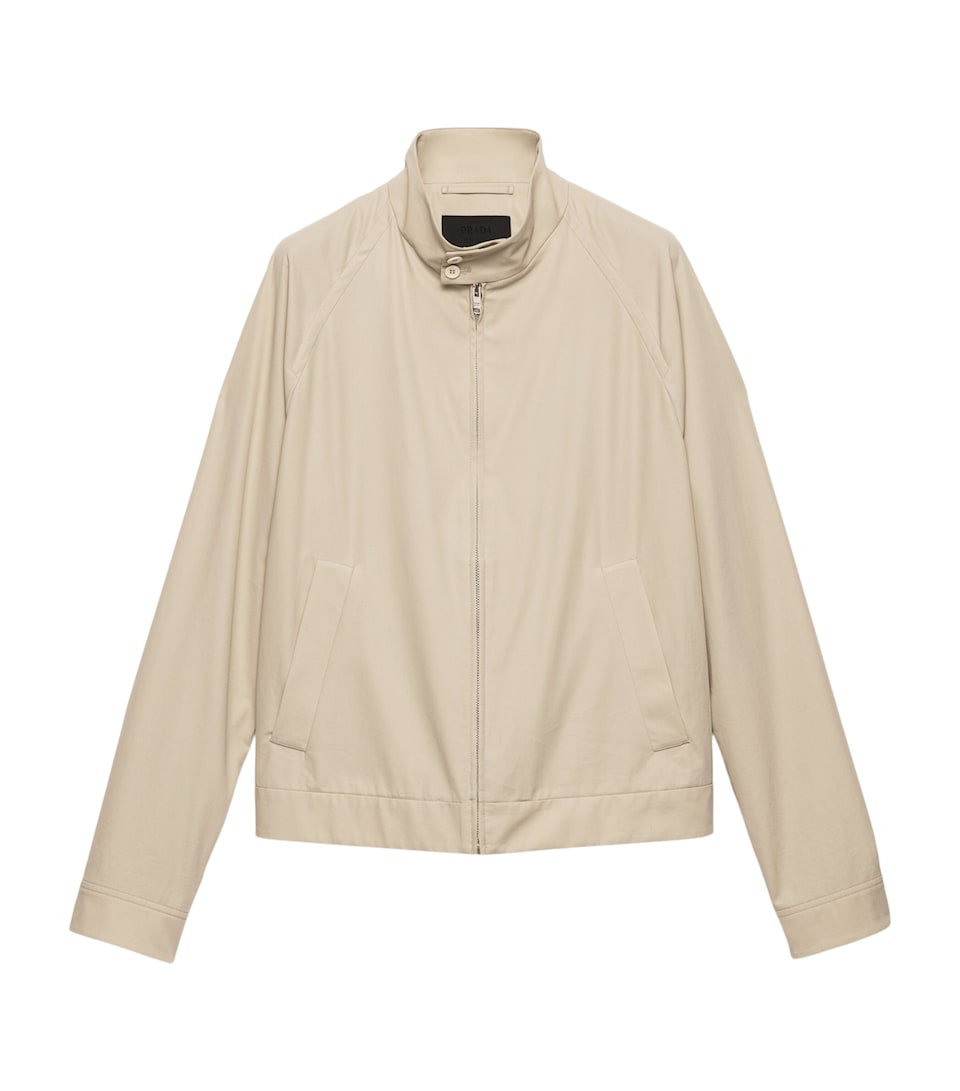 Cotton Stand-Collar Jacket