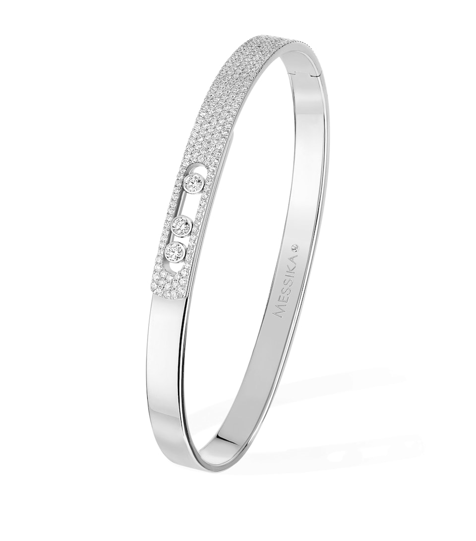White Gold and Diamond Move Noa Bracelet