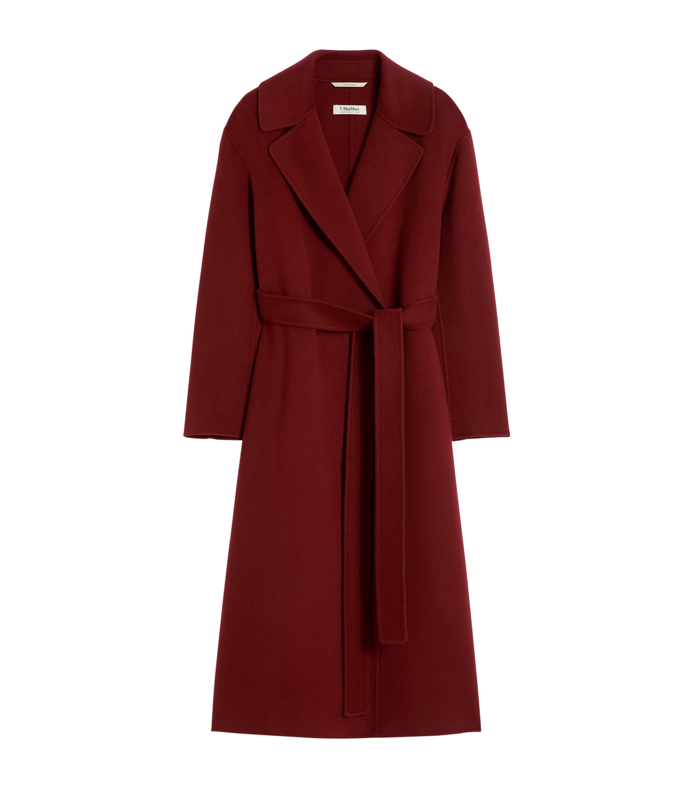 Virgin Wool Belted Coat