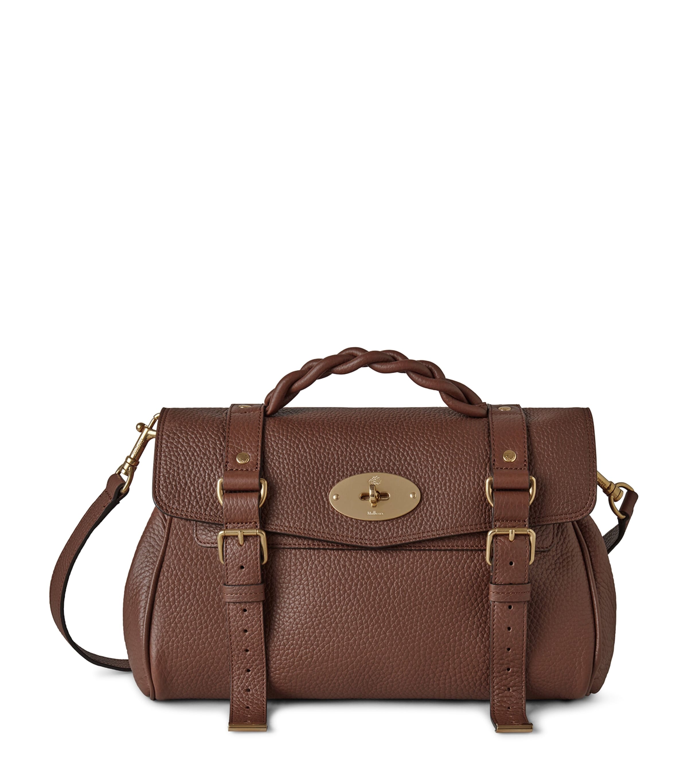 Mulberry Leather Alexa Cross-Body Bag Bright Oak