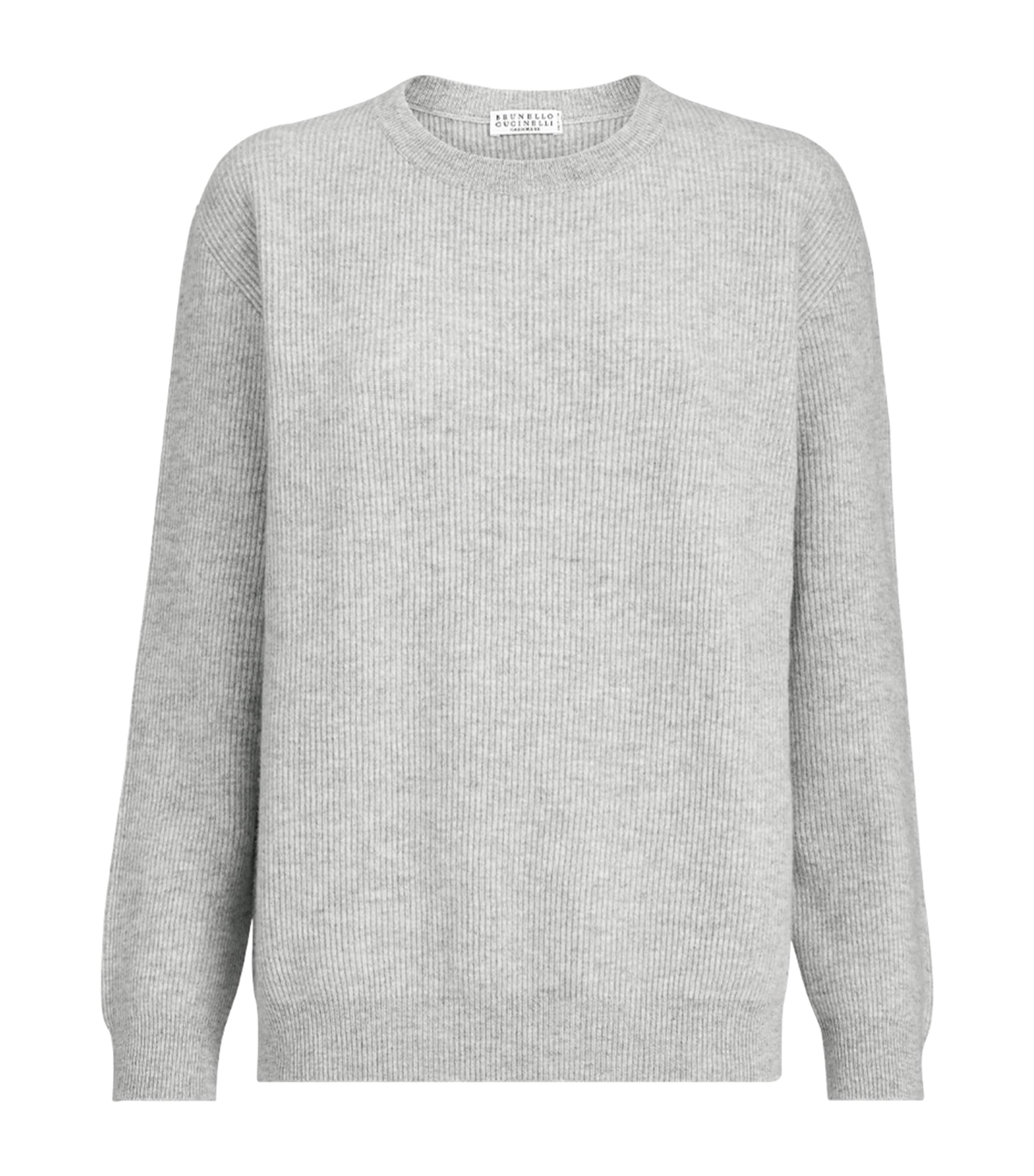 Brunello Cucinelli Womens Cashmere Monili-Detail Sweater