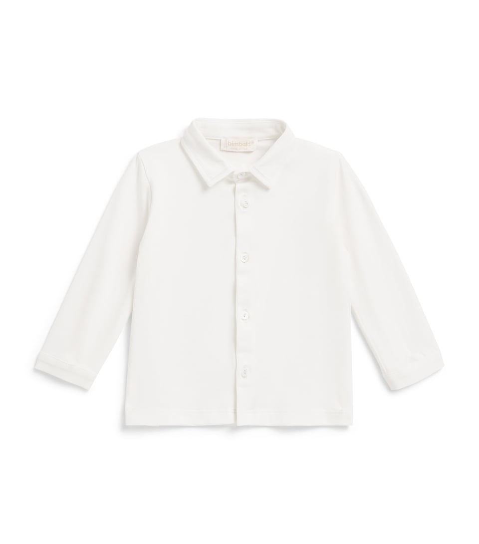 Bimbalo Stretch-Cotton Shirt (3 Months-4 Years) Cream