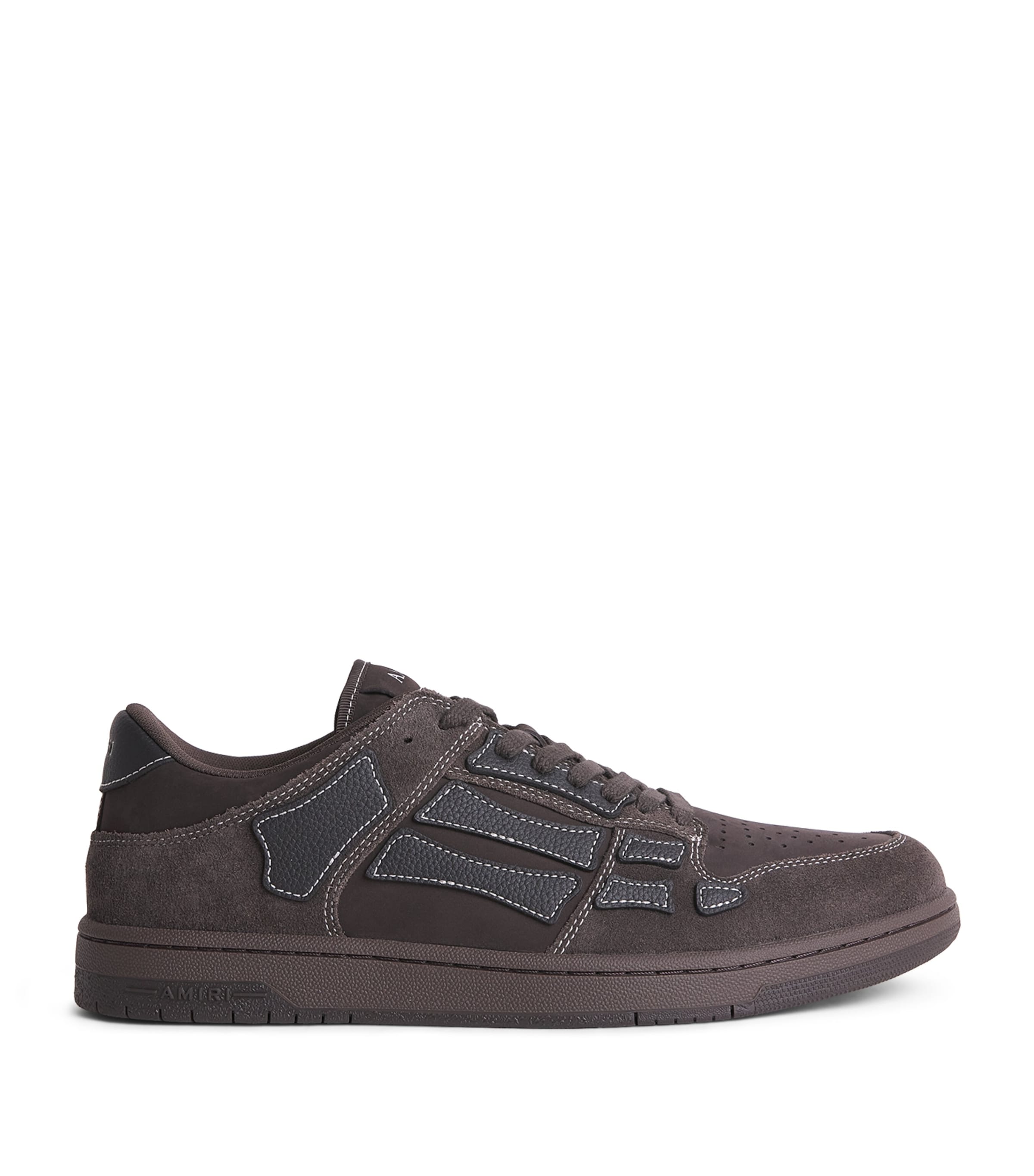 AMIRI Suede Skel Top Low Sneakers Brown