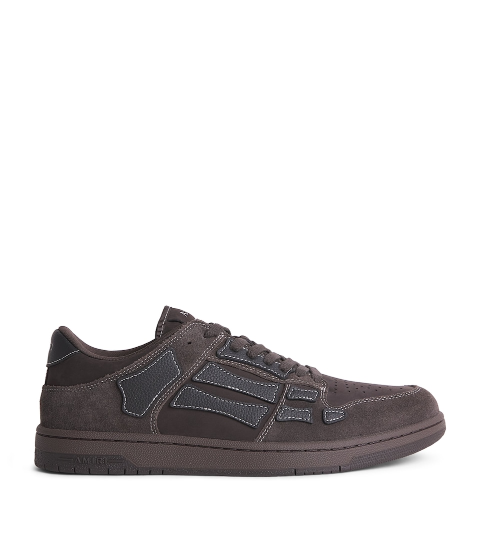 AMIRI Suede Skel Top Low Sneakers Brown