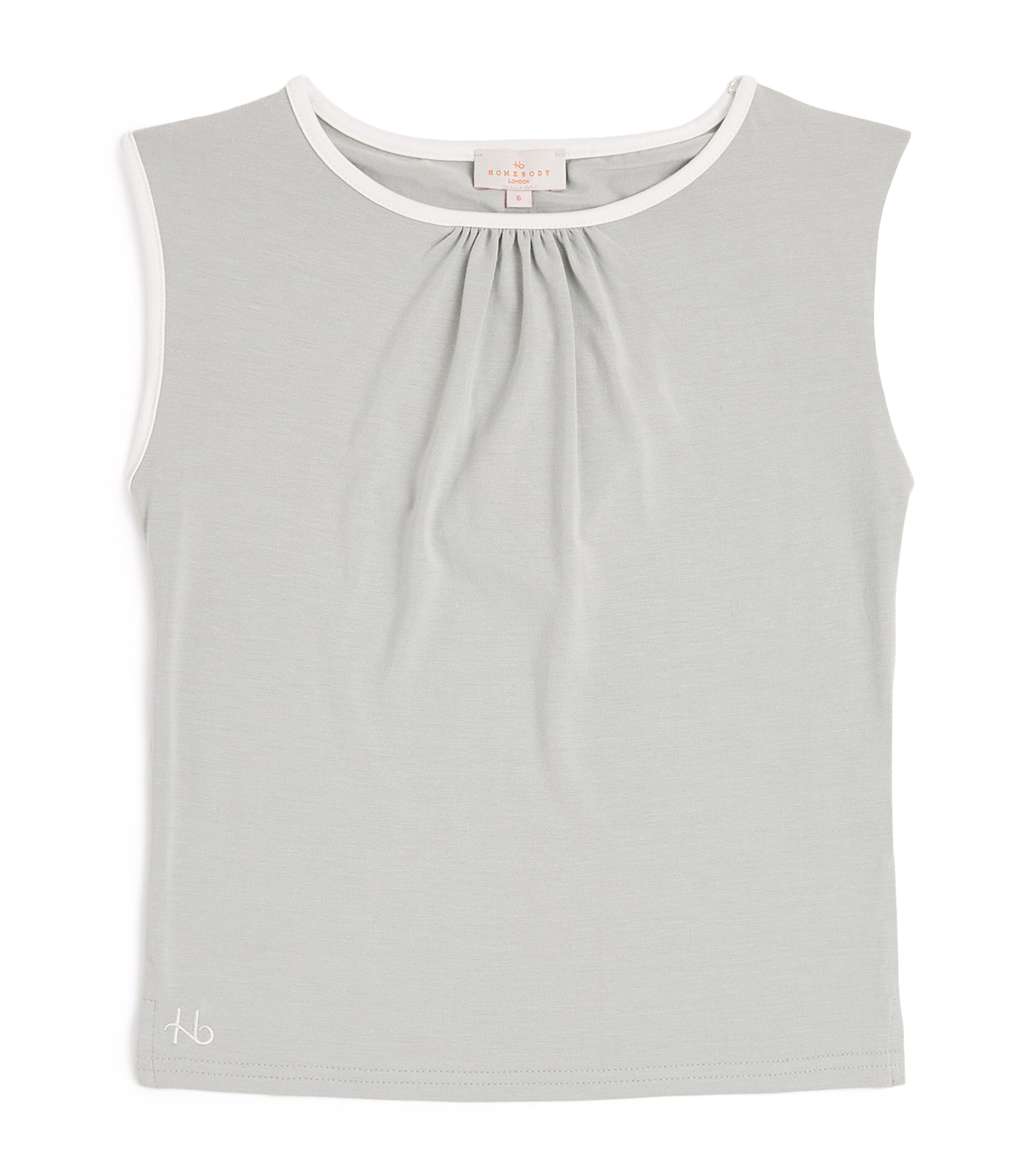 Contrast-Trim Pyjama Top (6-14 Years)