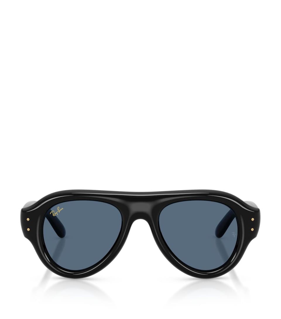 Ray-Ban Aviator Puffer Sunglasses Black