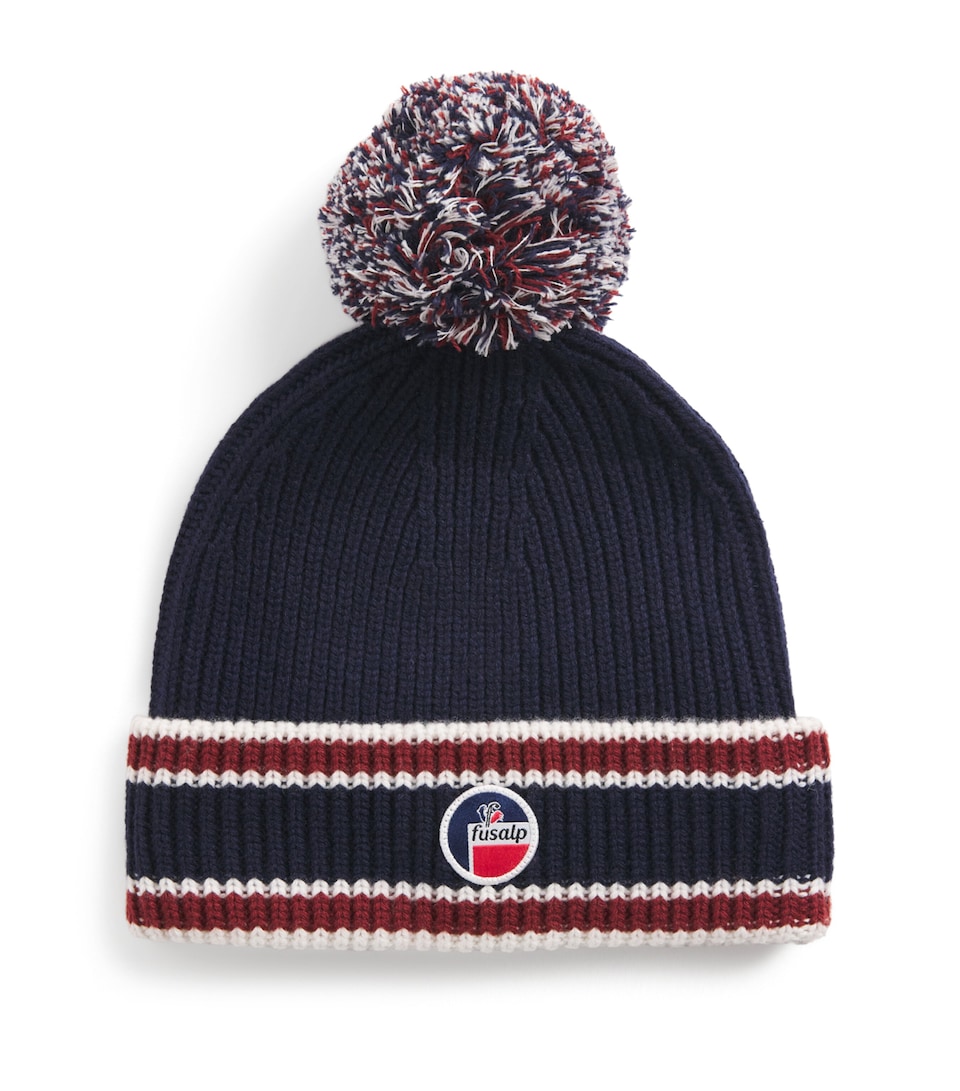 Wool-Cashmere Pom-Pom Beanie