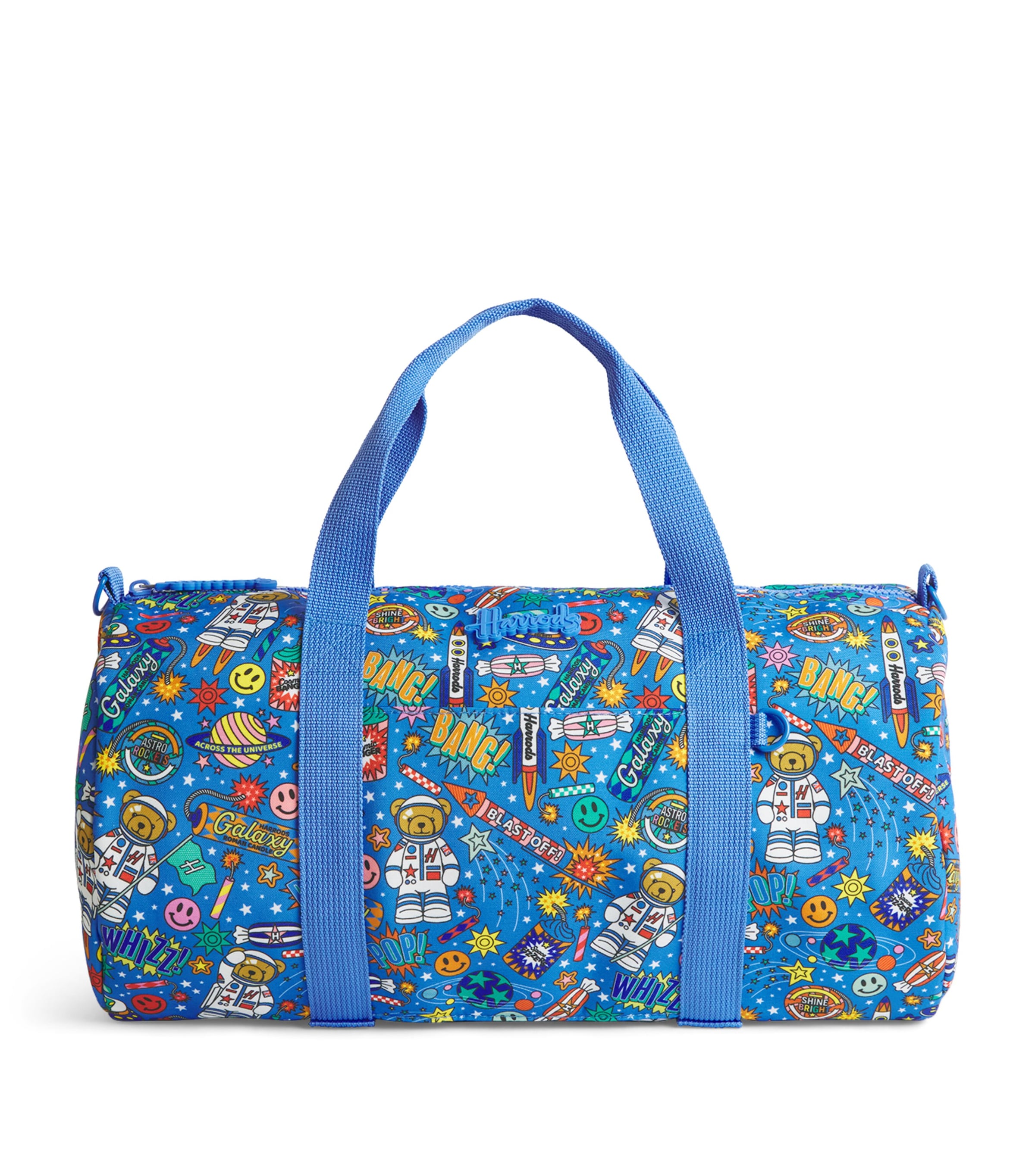 Harrods Pop Rocket Duffle Bag Blue