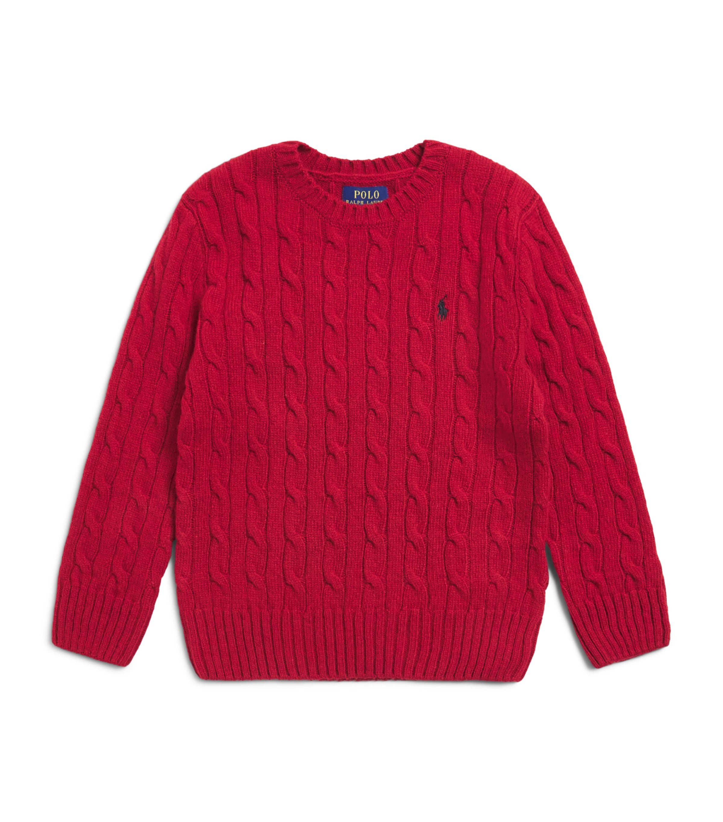 Ralph Lauren Kids Wool-Cashmere Polo Pony Sweater (2-7 Years) Fireside