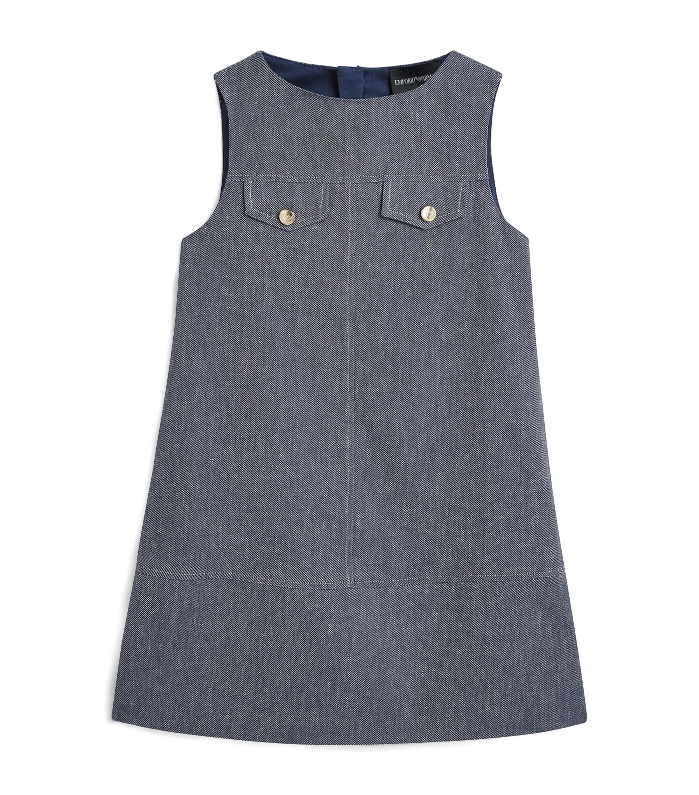 Linen-Cotton Dress (4-14 Years)