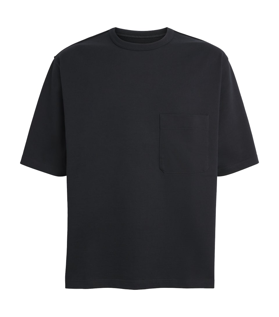 Lemaire Mens Cotton Boxy T-Shirt Black