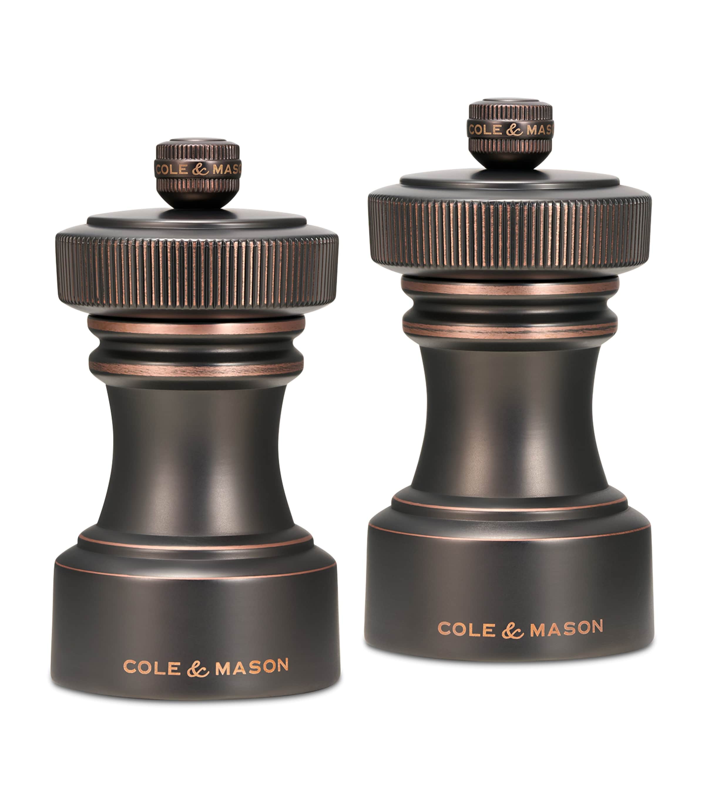 Cole & Mason Hoxton Salt and Pepper Mill Set Bronze