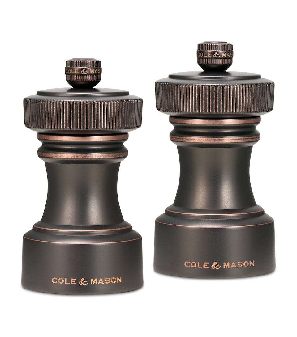 Cole & Mason Hoxton Salt and Pepper Mill Set Bronze