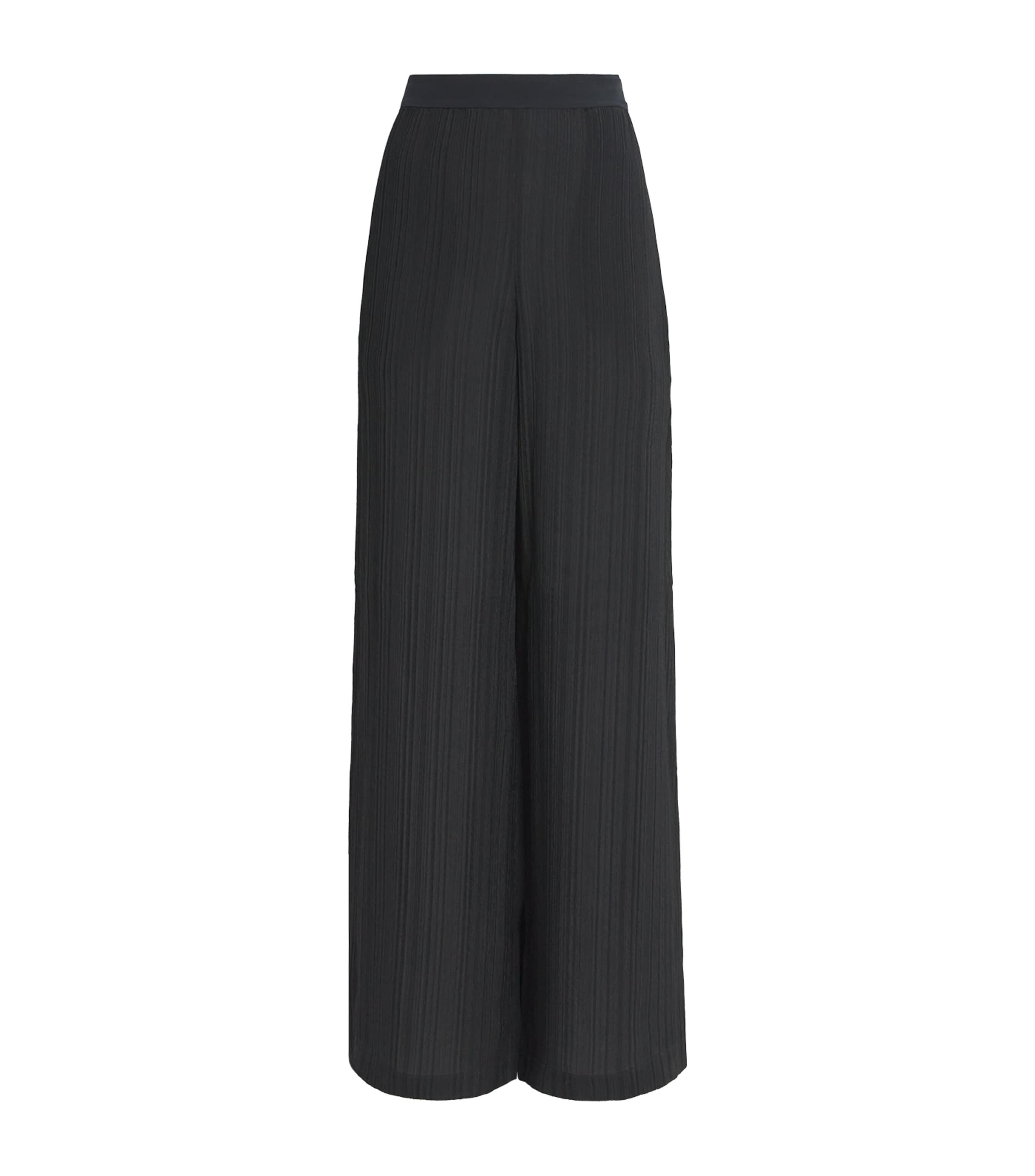 Weekend Max Mara Virgin Wool Wide-Leg Trousers | Harrods UK