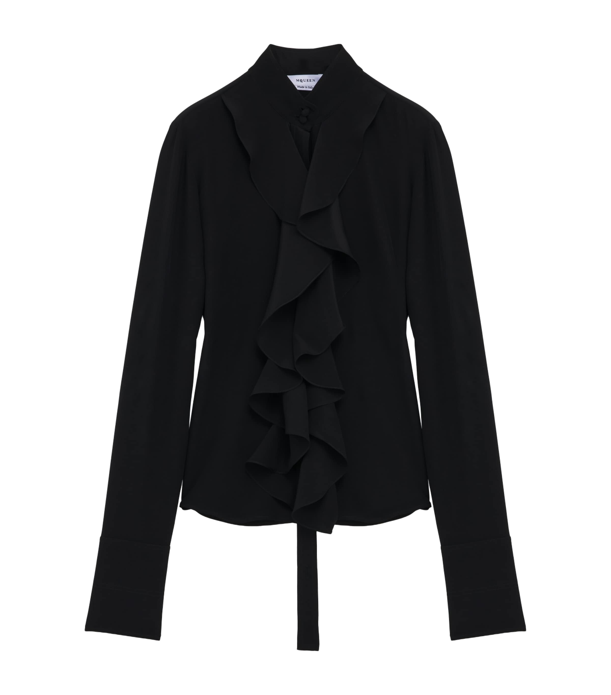 Cotton Ruffled Shirt