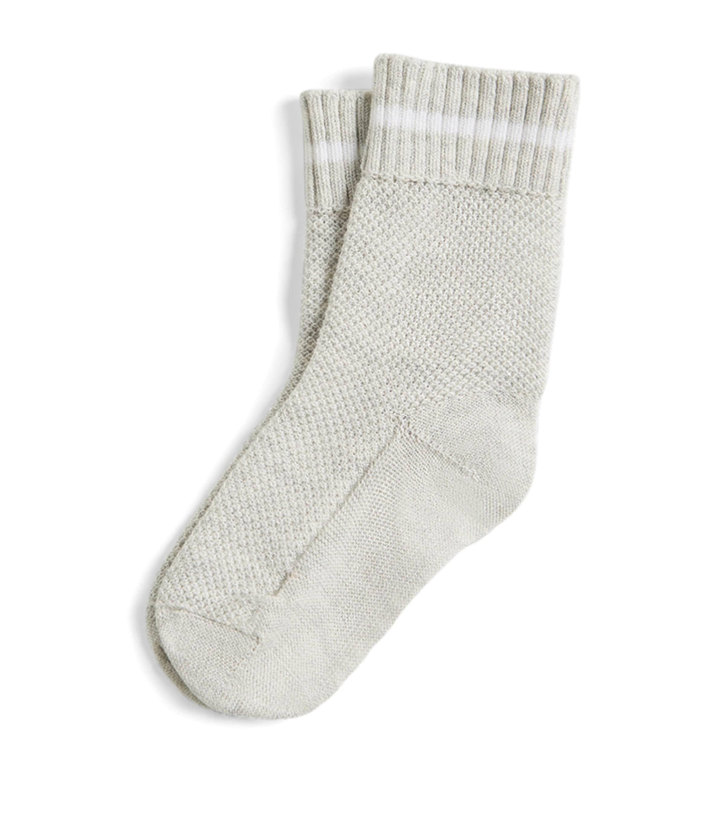 Brunello Cucinelli Kids Cotton Ribbed Baby Socks (0-36 Months)