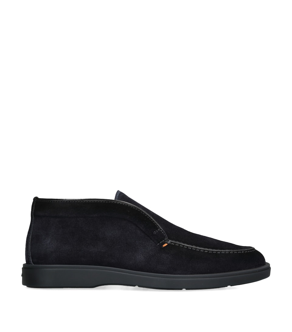 Suede Detroit High-Top Loafers