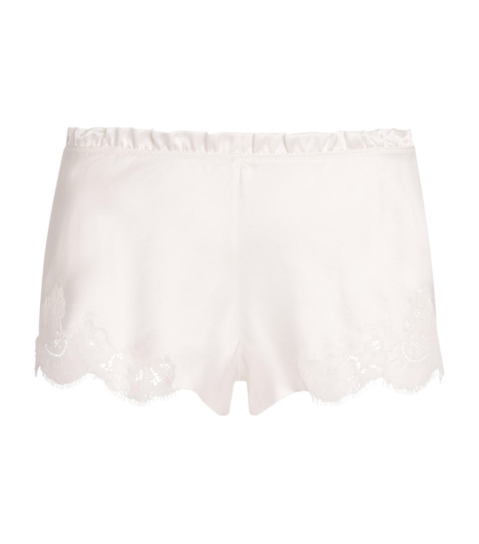 Carine Gilson Womens Silk Cérès Pyjama Shorts Nat/nat