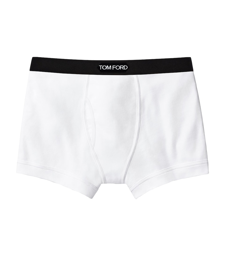 Stretch-Cotton Logo Boxers