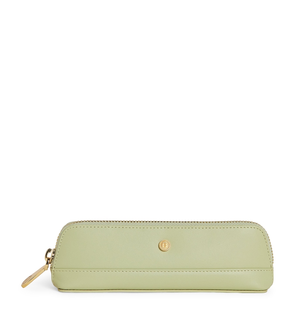 Slim Leather Pencil Case
