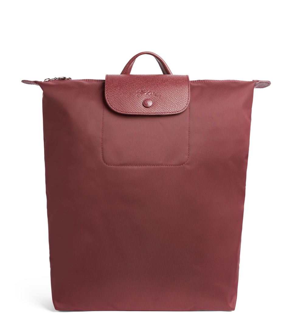 Longchamp Medium Le Pliage One Backpack Bordeaux