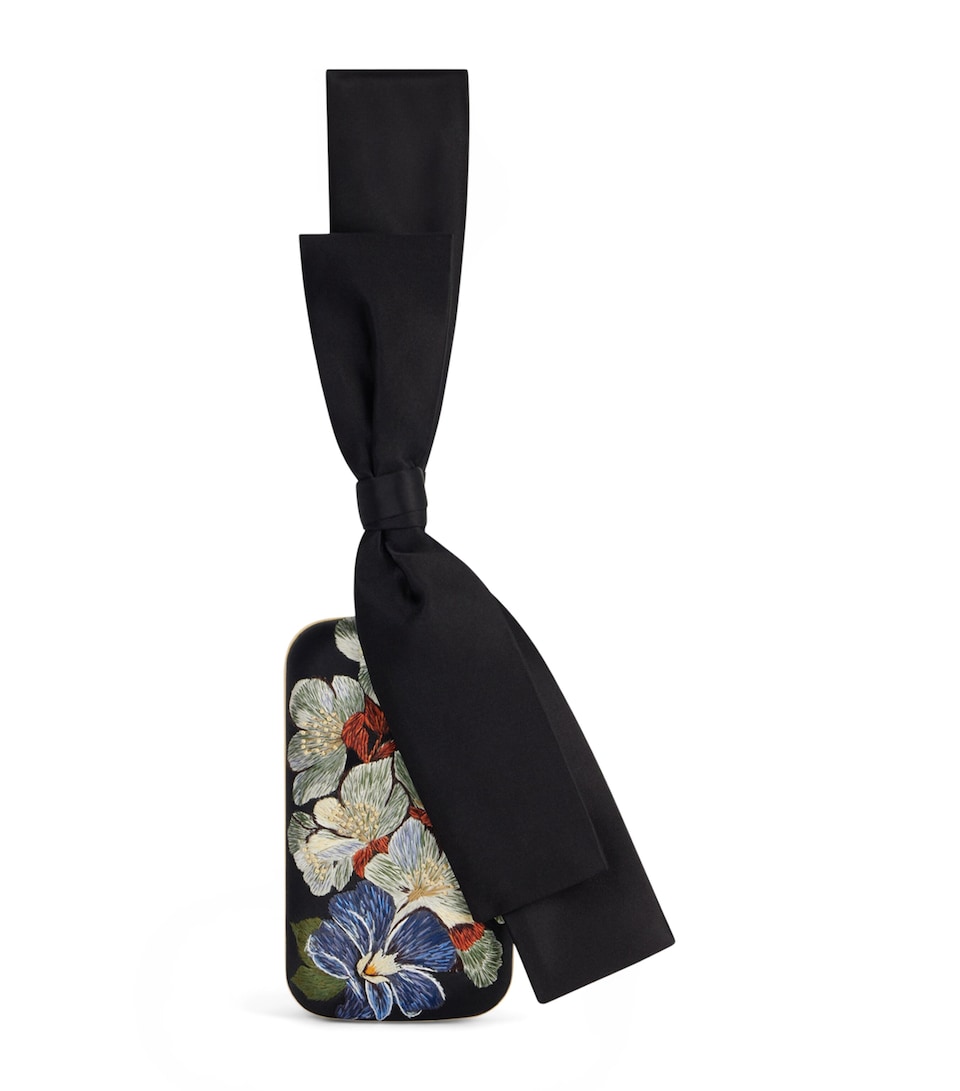 Givenchy Embroidered Bow Minaudière Bag