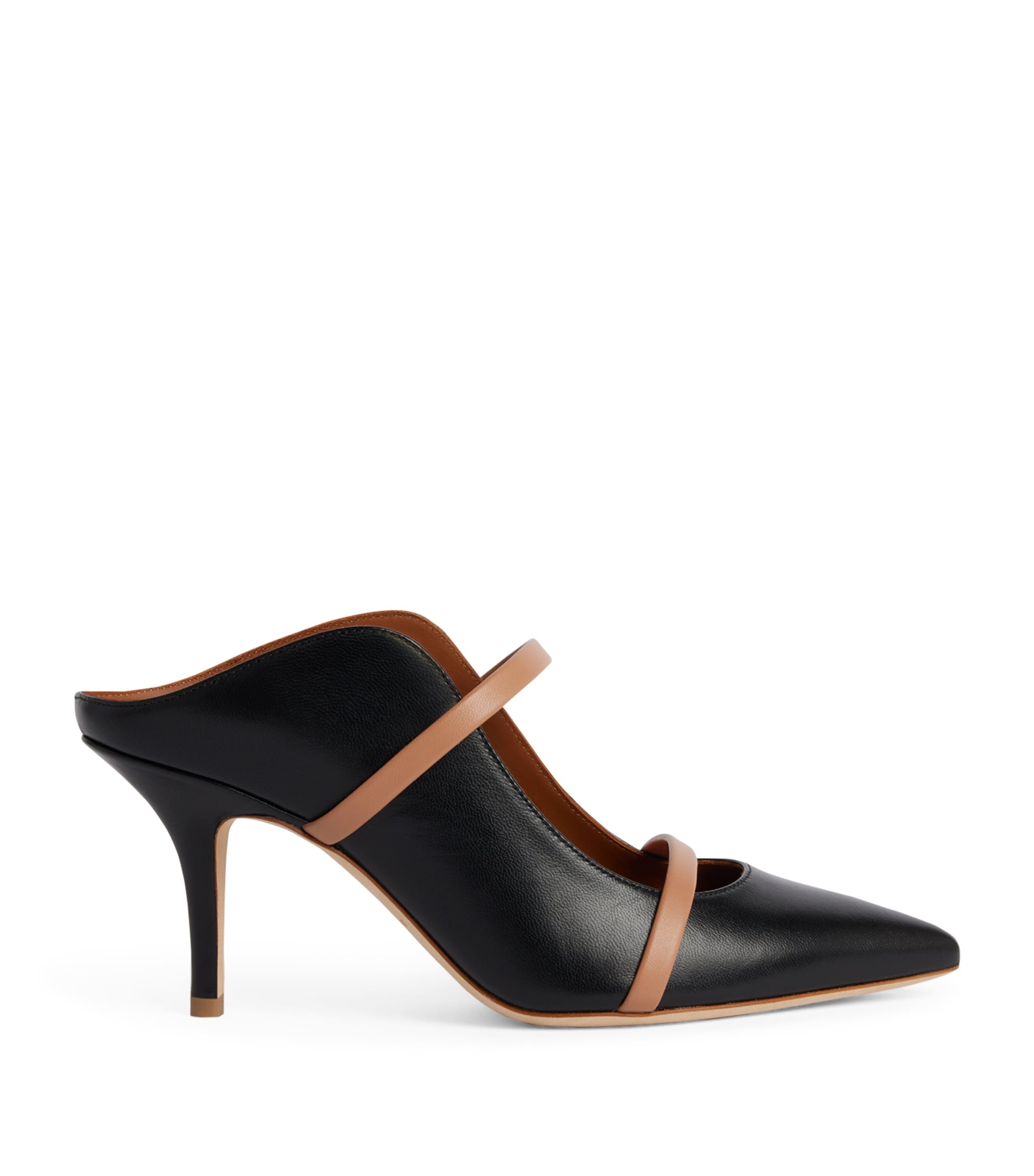 Malone Souliers Leather Maureen Mules 70 Black