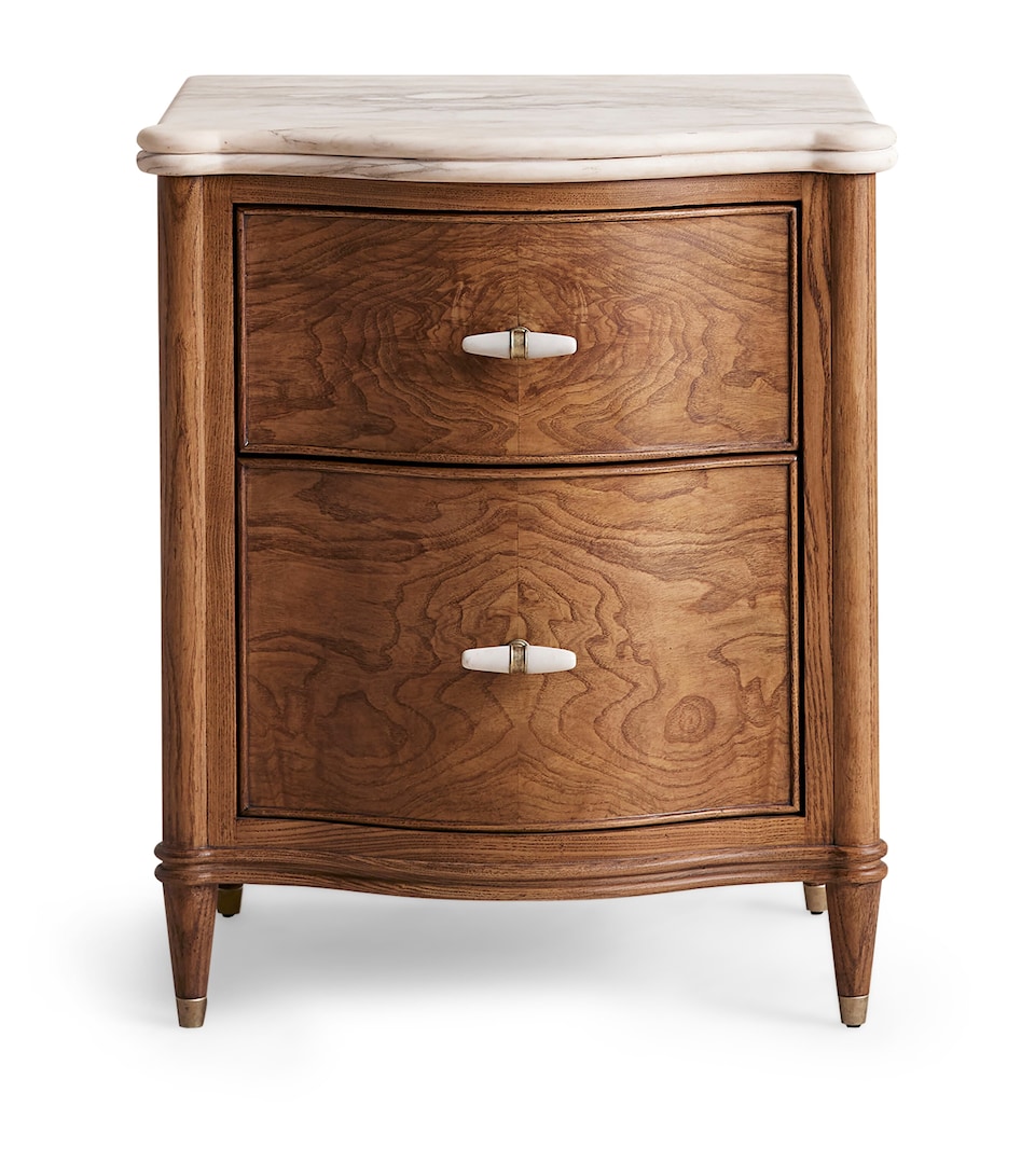 Soho Home Valerie Bedside Table Arabescato
