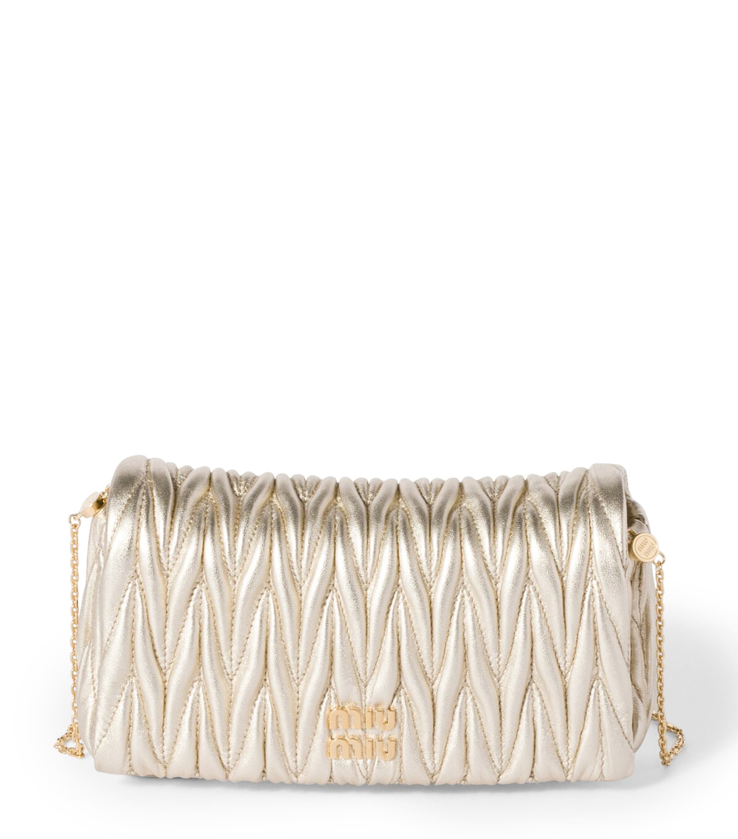 Mini Matelassé Leather Shoulder Bag