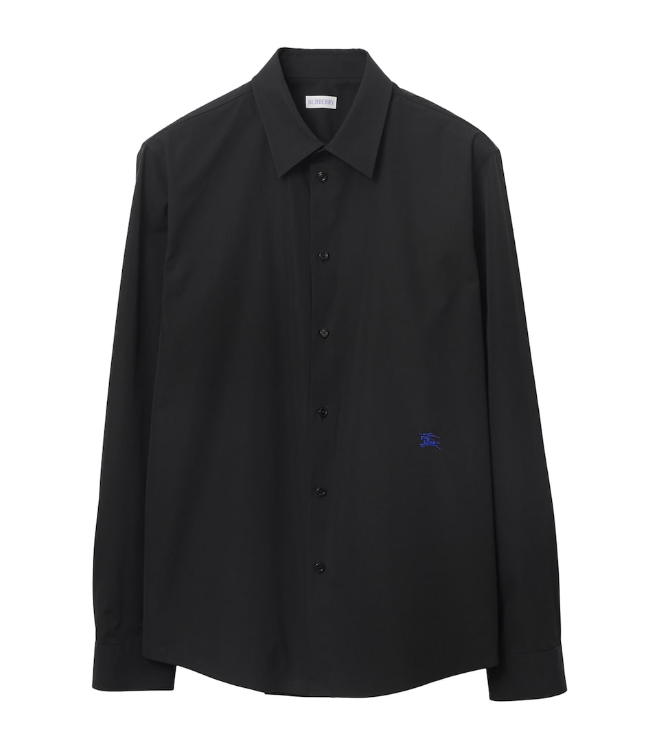 Cotton EKD-Embroidery Slim-Fit Shirt