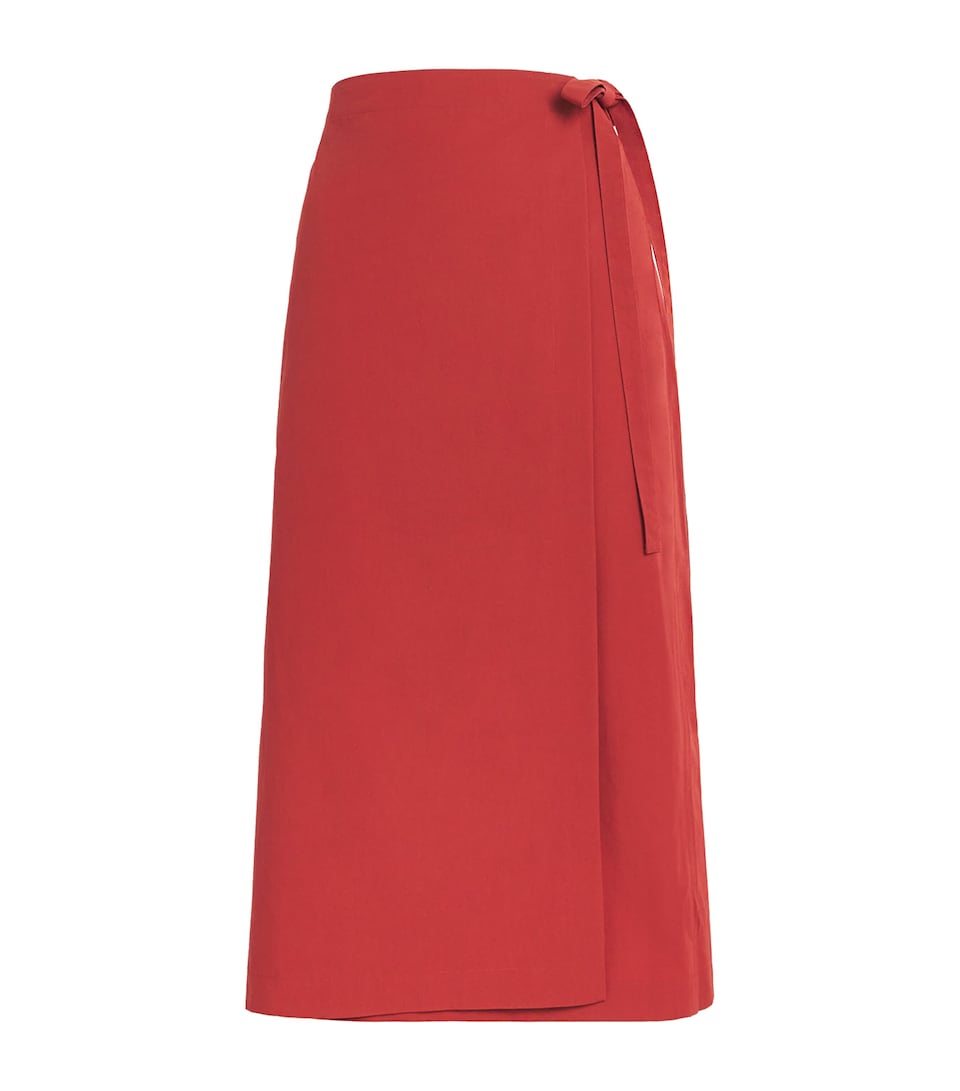 Wrap Midi Skirt