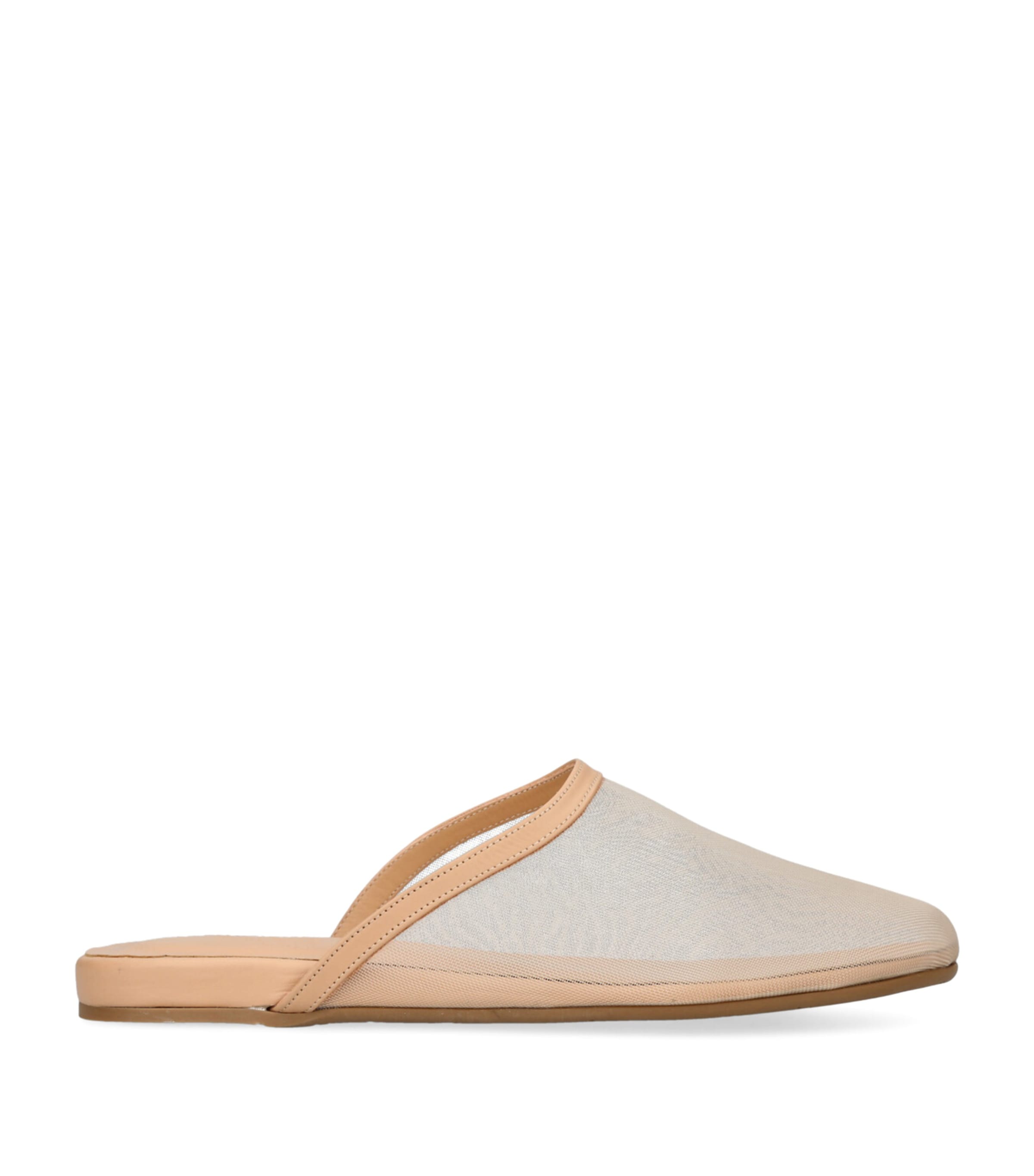 Ancient Greek Sandals Mesh The Slipper Slippers Beige