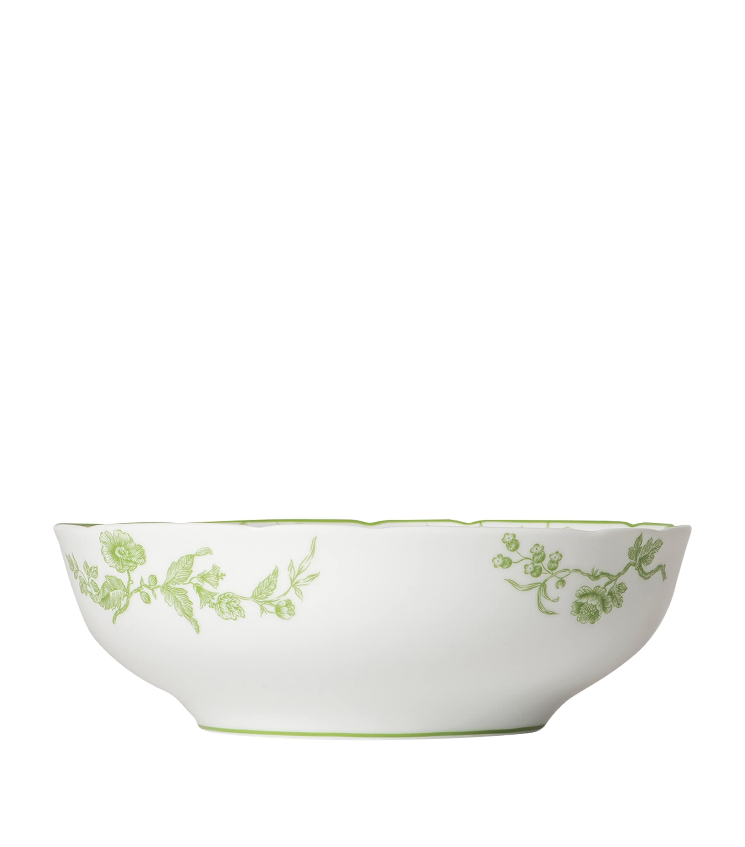 Bernardaud Porcelain Albertine Salad Bowl (25cm) Vert
