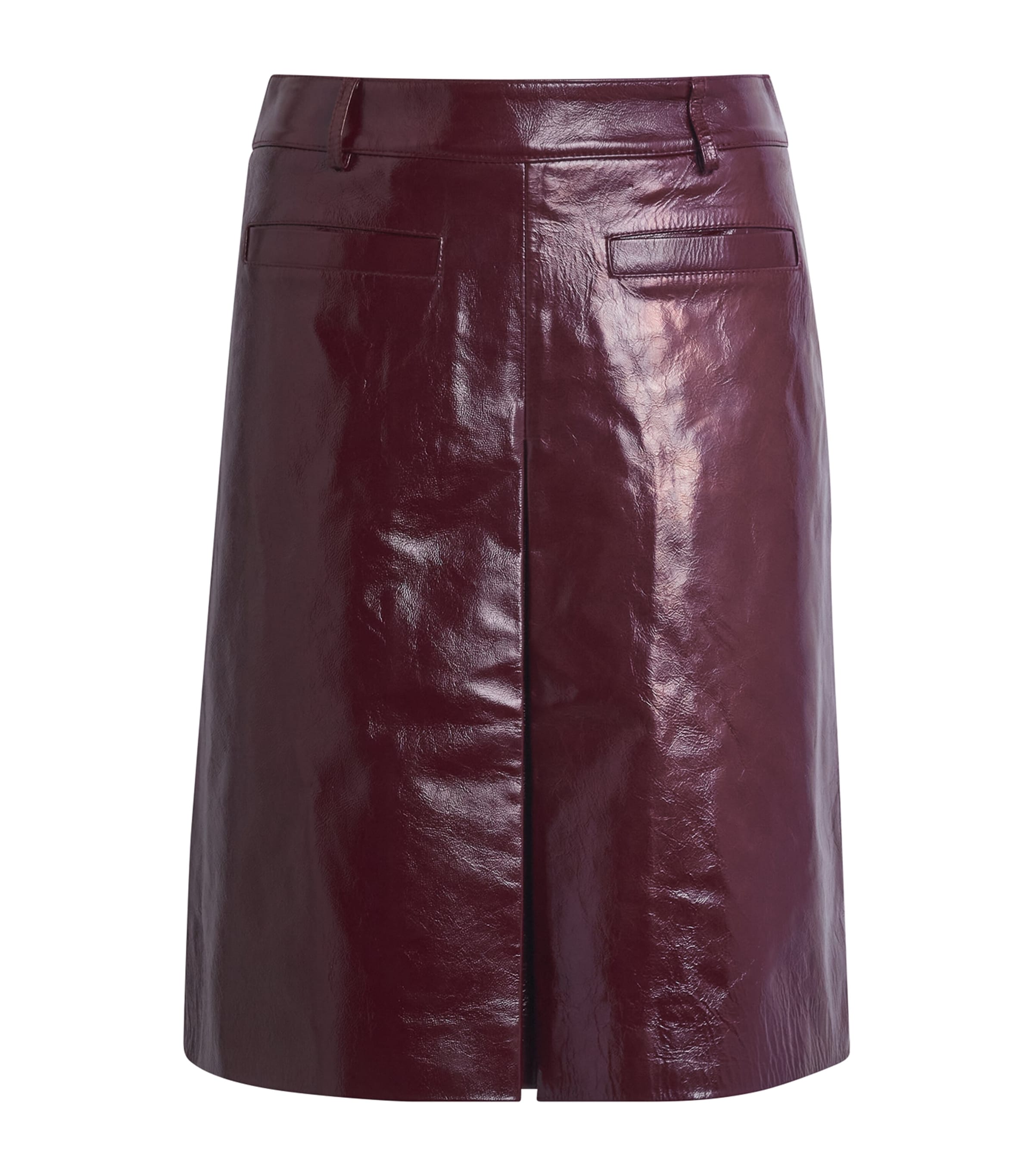 Patent Leather Mini Skirt