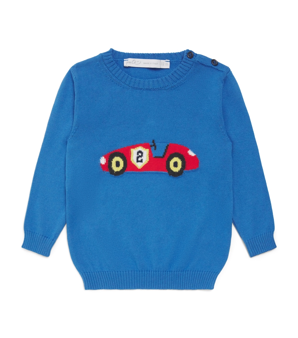 Cotton Car Sweater (3 Months-4 Years)