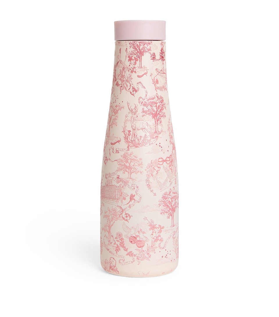 Harrods Toile Water Bottle (500ml) Pink