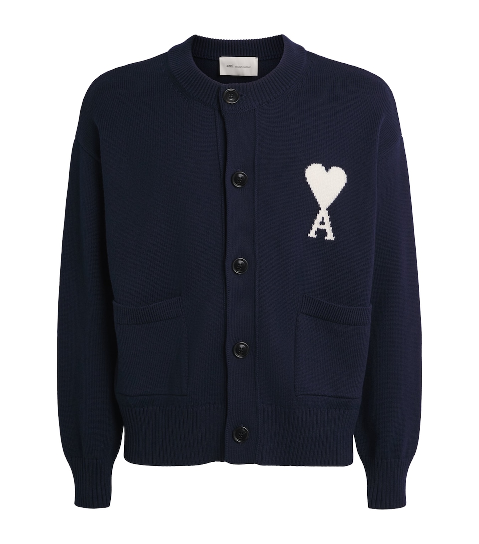 Wool-Cotton Ami de Coeur Cardigan