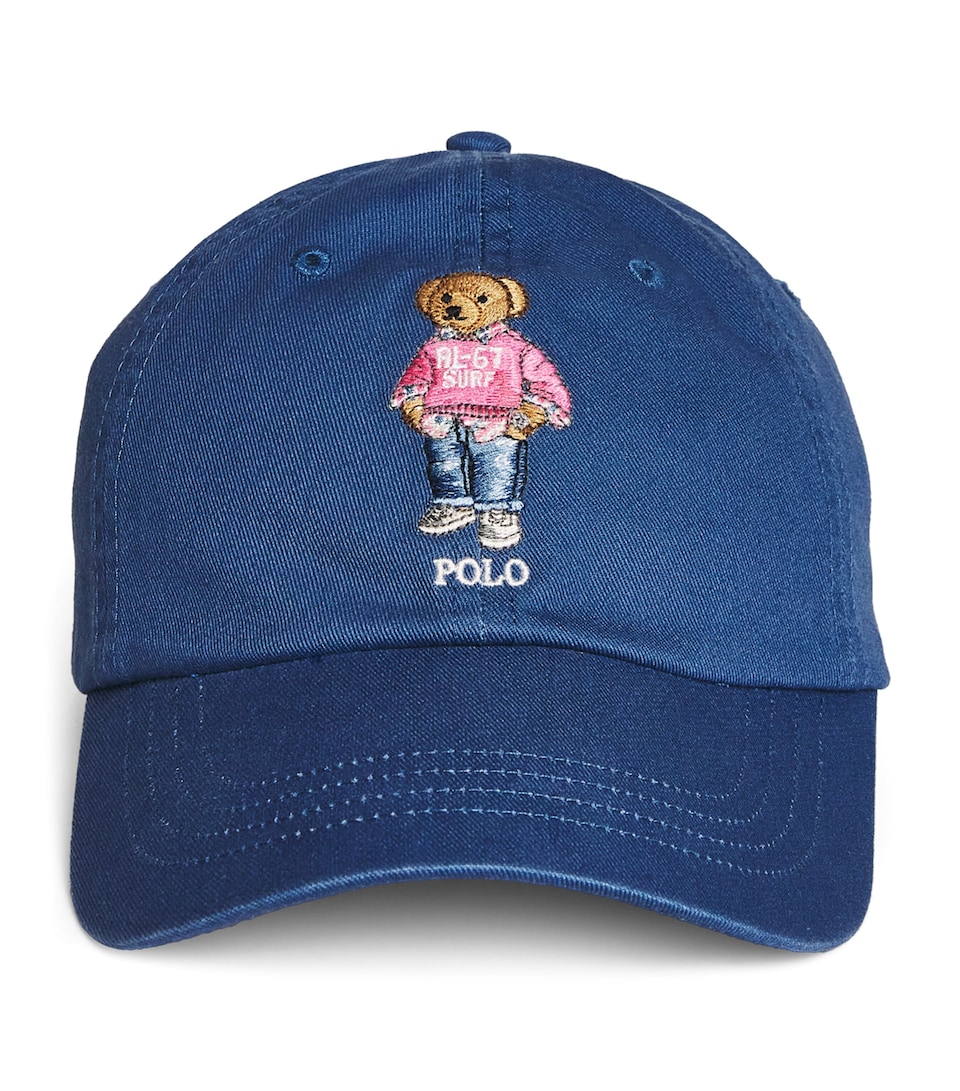Embroidered Polo Bear Cap