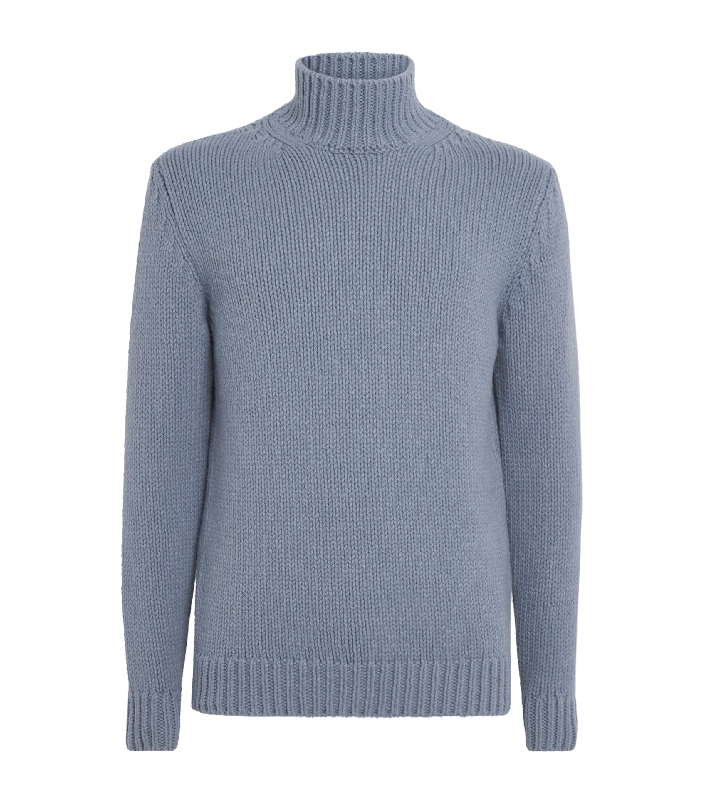 Wool High-Neck Sweater
