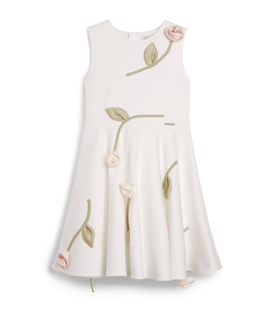 JESSIE AND JAMES Appliqué Rain of Flowers Dress (10-14 Years)