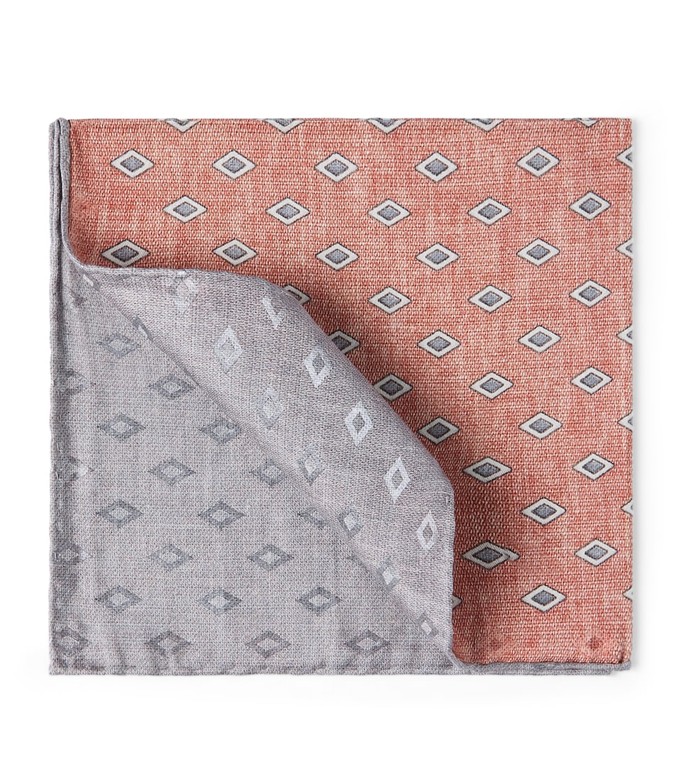 Silk Diamond Pocket Square