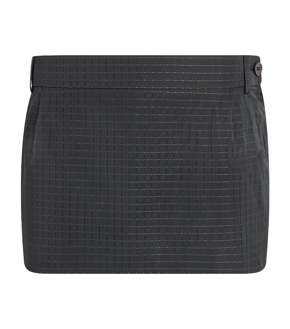 Vivienne Westwood Womens Tailored Mini Skirt Black